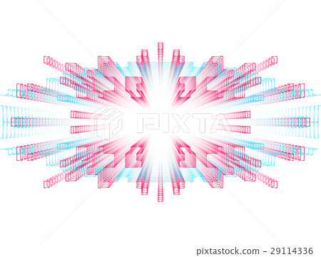 abstract 3D geometric rectangular linear template abstract 3D geometric rectangular linear template 29114336