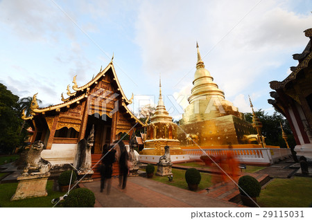 Wat Phra Singh temple, Thailand.  29115031
