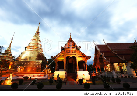Wat Phra Singh temple, Thailand.  29115032