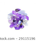 Purple stones isolated 29115196