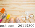 Tools and Ingredients for baking, top view 29115200