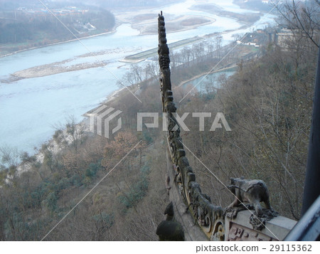 峨嵋山風景區,二王廟,雕塑 29115362