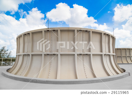 Cooling tower of Industrial power plant 29115965