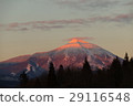 Bandai mountain of sunset 29116548