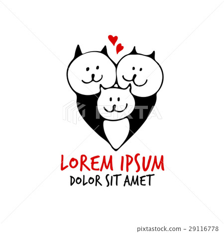cats love family baby vector heart cats love family baby vector heart 29116778
