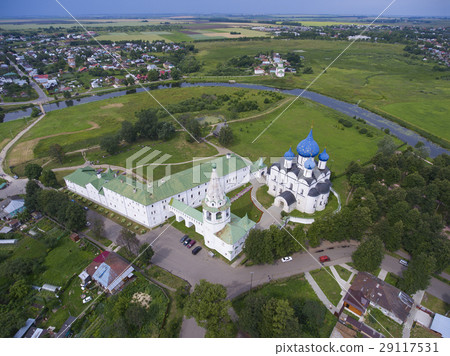 Aerial view on kremlin in Suzdal, Russia Aerial view on kremlin in Suzdal, Russia 29117531