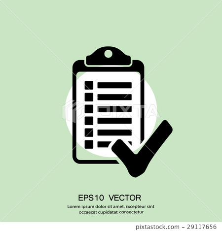 Pictograph of checklist 29117656