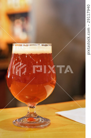 red beer in glass red beer in glass 29117940