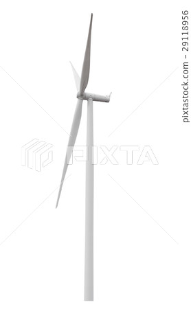 Windmill isolated on white background 29118956