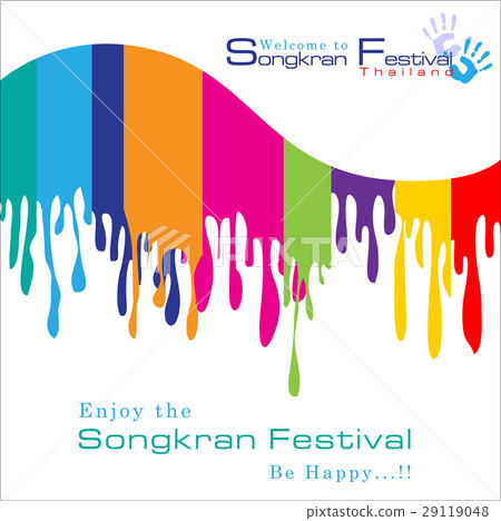 Abstract background Songkran Festival. 29119048