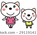 Cat's mom and child 29119141