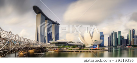 Singapore Skyline and view of Marina Bay Singapore Skyline and view of Marina Bay 29119356