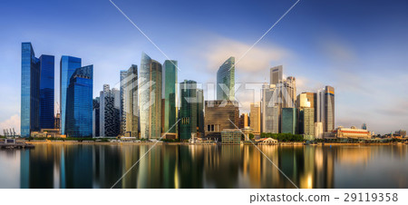 Singapore Skyline and view of Marina Bay Singapore Skyline and view of Marina Bay 29119358