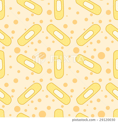 Band-Aid or bandage seamless background Band-Aid or bandage seamless background 29120030
