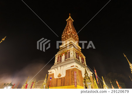 Wat Phra That Panom temple at night, Nakhon Phanom Wat Phra That Panom temple at night, Nakhon Phanom 29120679