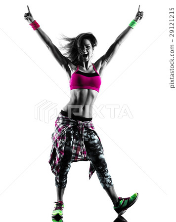 woman zumba fitness exercises dancer dancing 29121215