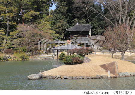 早春“Sawa的池塘”和“Guicho-do”的岡山後樂園 29121329