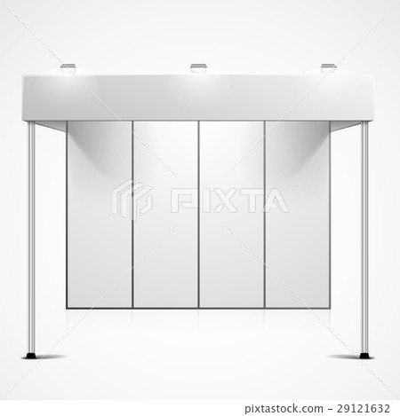 blank exhibition booth 29121632