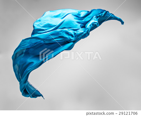 abstract teal fabric in motion 29121706