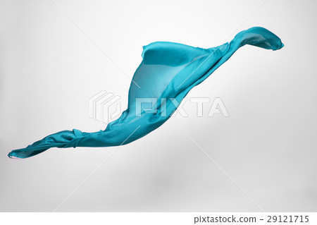abstract teal fabric in motion 29121715