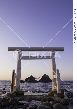 The couple rock of Futamigaura Itoshima Fukuoka prefecture The couple rock of Futamigaura Itoshima Fukuoka prefecture 29123395