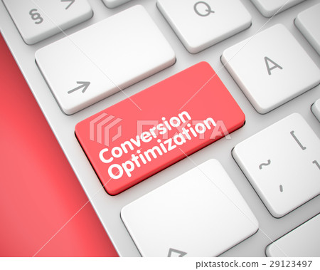 Conversion Optimization - Inscription on Red Conversion Optimization - Inscription on Red 29123497