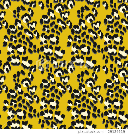 Seamless pattern of leopard patterns 29124619