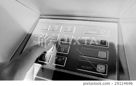 ATM error problem or out of service concept. ATM error problem or out of service concept. 29124696