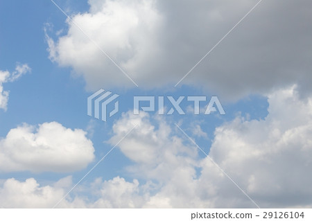 blue sky  and raincloud  29126104