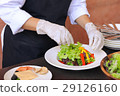 Chef Decorating Salad bowl 29126160