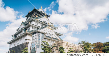 Osaka Castle the popular landmark in Osaka Japan Osaka Castle the popular landmark in Osaka Japan 29126169