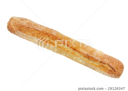 french or italian baguette isolated on white background 29126347