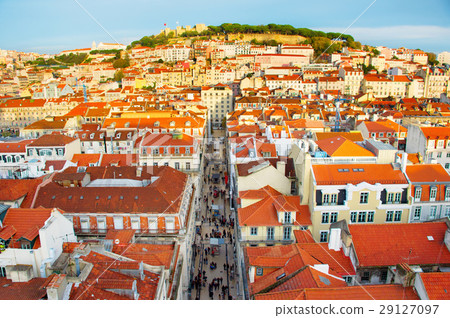 Lisbon Old Town overview, Portugal Lisbon Old Town overview, Portugal 29127097