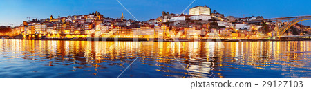 Porto twilight panoramic view, Portugal 29127103