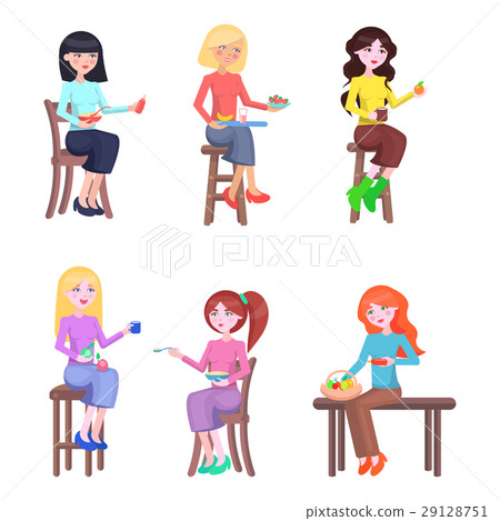 Mothers Stretching Food in Dinnerware Poster. Mothers Stretching Food in Dinnerware Poster. 29128751