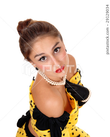 Beautiful woman in closeup. Beautiful woman in closeup. 29129034