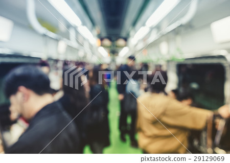 Blur people in Subway train Travel transportation Blur people in Subway train Travel transportation 29129069
