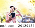 executive Asian engineer woman checking construction site 29129184
