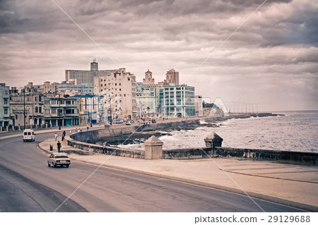 Cuba cityscape from Havana Malecon 29129688