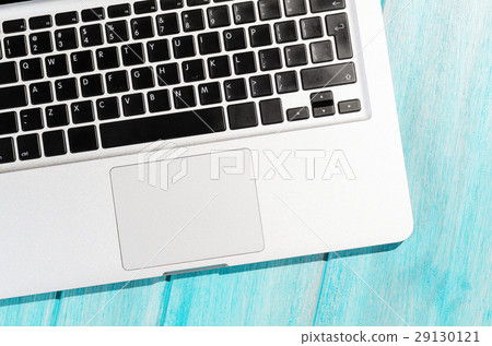 Modern laptop computer, top view Modern laptop computer, top view 29130121