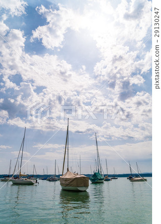 Romantic view with sailboats 29130247