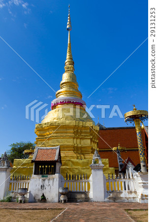 Wat Pong Sanuk Tai Temple in Lampang, Thailand 29131253