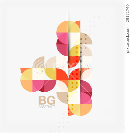 Circle concept composition on white Circle concept composition on white 29131740