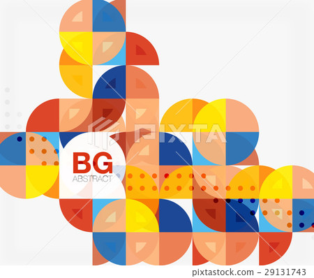 Vector modern elegant circle banner 29131743