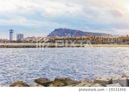 view of Barceloneta beach 29131956