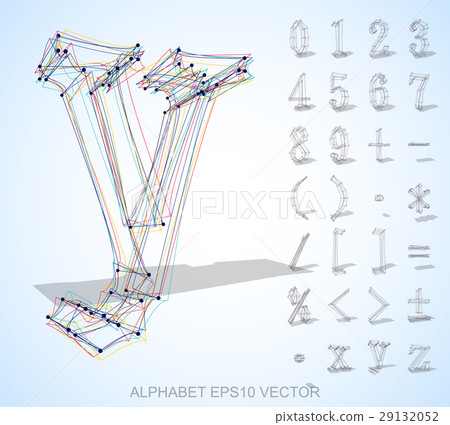 Vector illustration of a  sketched Numbers An 29132052