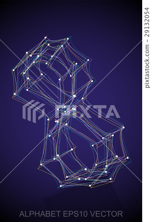 Vector illustration of a Multicolor sketched 8 Vector illustration of a Multicolor sketched 8 29132054