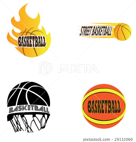 Set of basketball illustrations Set of basketball illustrations 29132060