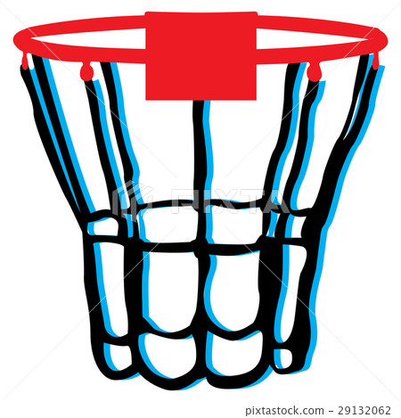 Isolated basketball net Isolated basketball net 29132062