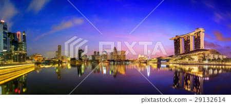 Singapore Skyline and view of Marina Bay Singapore Skyline and view of Marina Bay 29132614